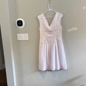 Boss Hugo Boss pale pink dress cotton silk 10